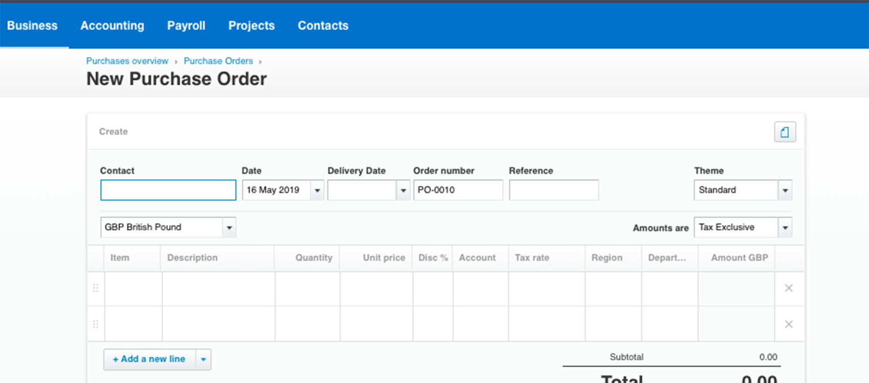 Automate Purchase Orders